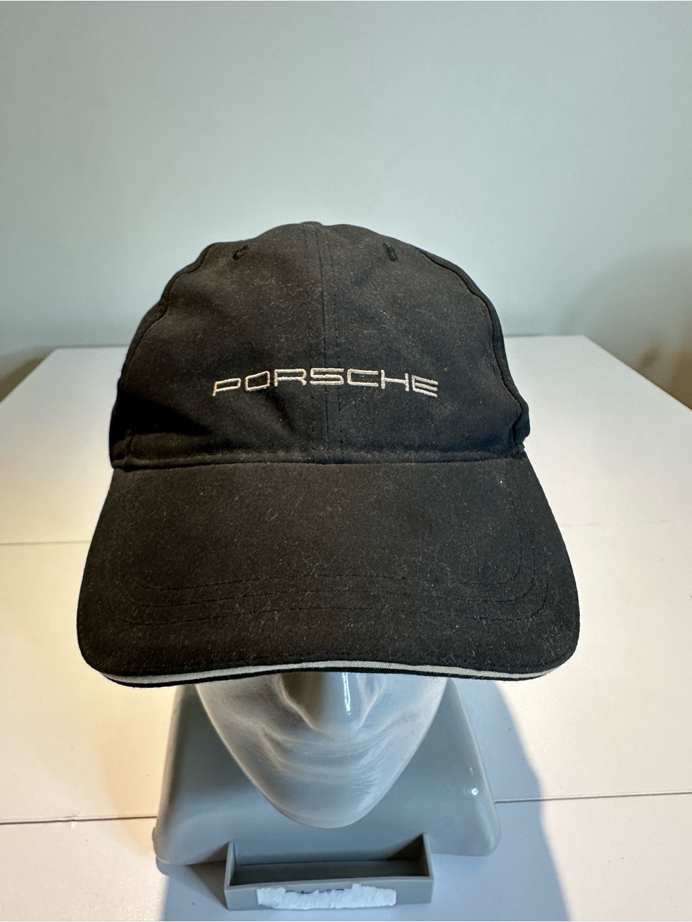 Porsche Design Black Embroidered Logo Baseball Cap